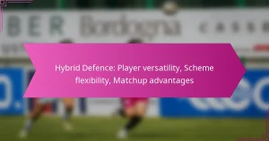 Hybrid Defence: Player versatility, Scheme flexibility, Matchup advantages